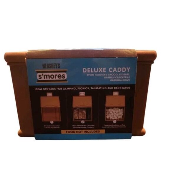 Hershey’s S’mores Deluxe Caddy (9x 7x5.5 Inches) NEW - Picture 2 of 7